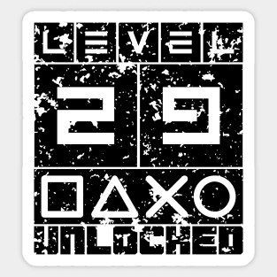 Level 29 unlocked Sticker